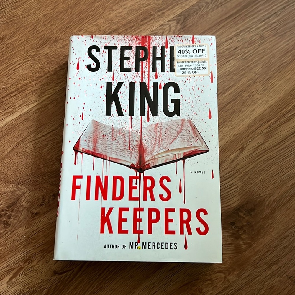 STEPHEN KING ~ FINDERS KEEPERS FIRST EDITION HARDCOVER W/DUSTJACKET 2015 SCRIBER
